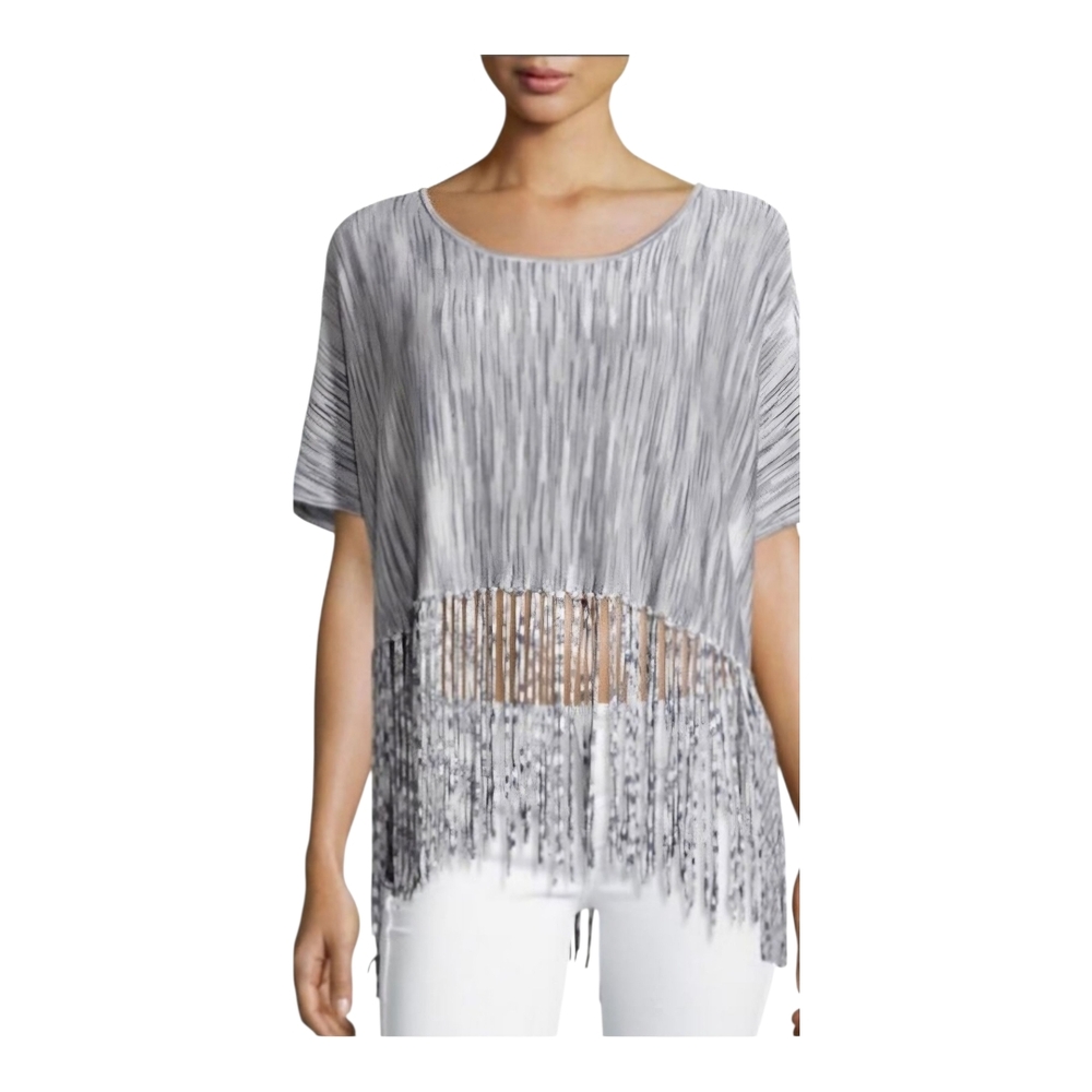 Minnie Rose Fringe Boho Crop Top
